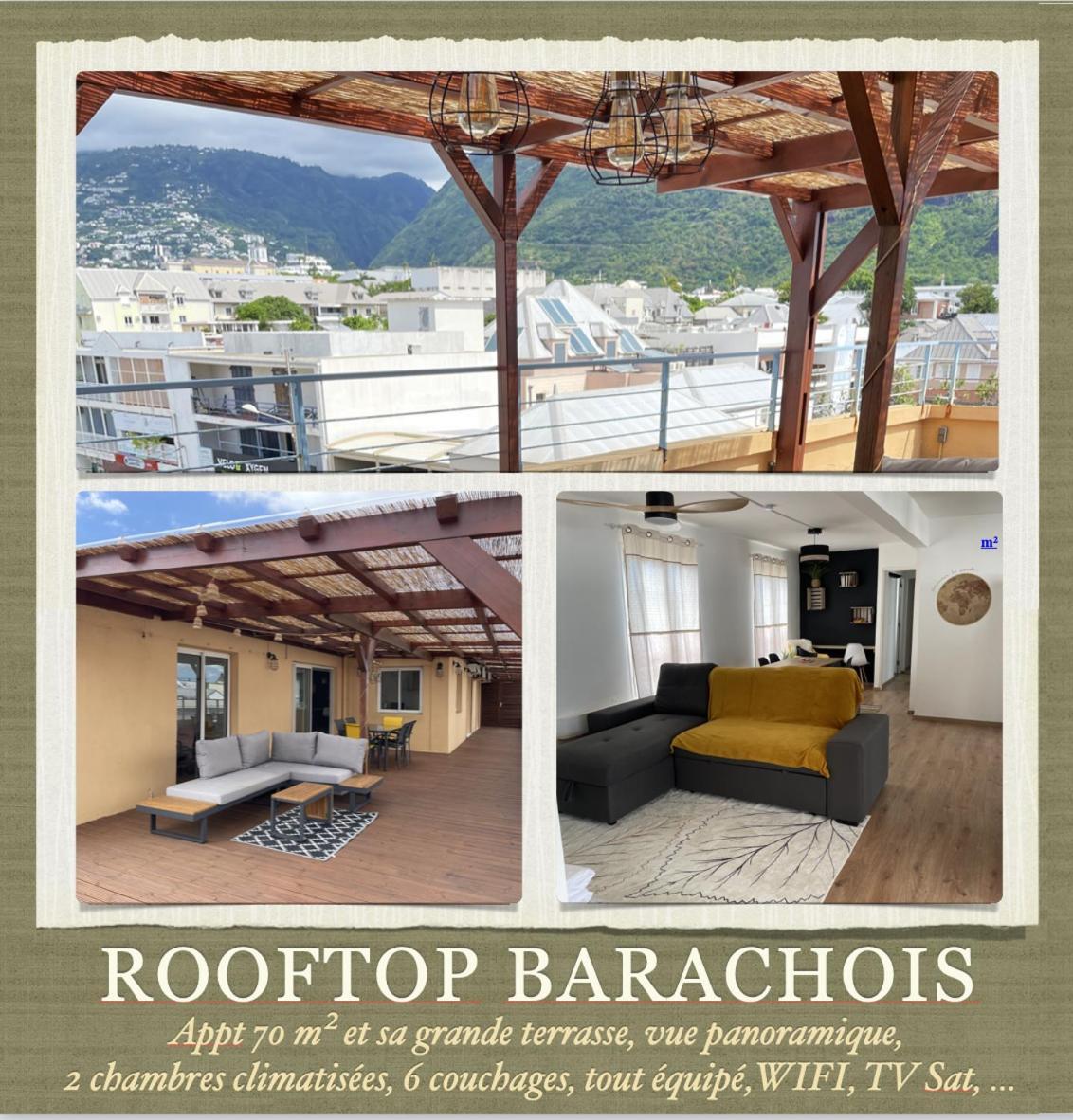 Rare ! Spacieux T3 En Roof-Top Au Barachois - 2 Ch Climatisees - 6 Couchages - Proche Aeroport แซงต์-เดอนี ภายนอก รูปภาพ